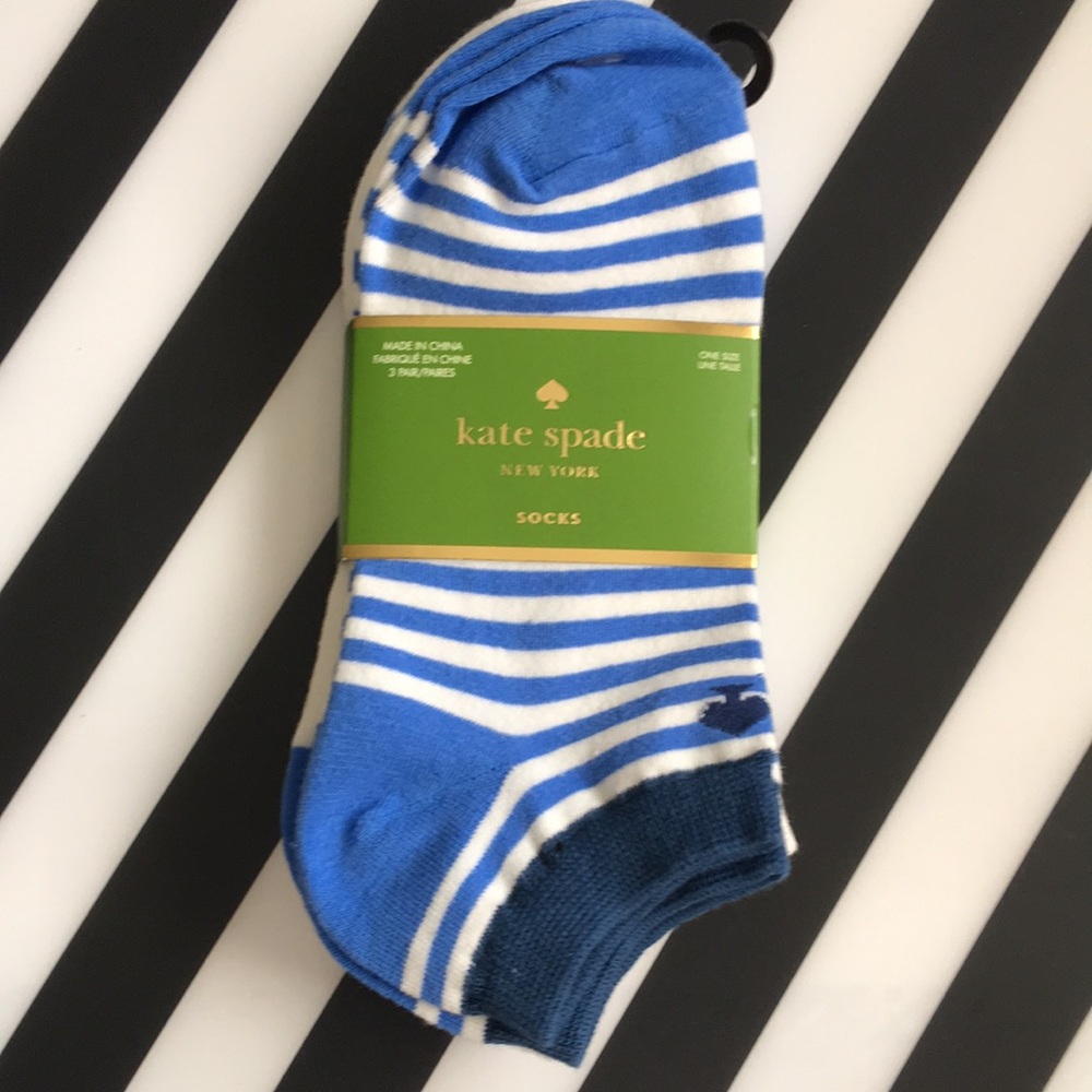 Kate Spade three pairs of socks. New